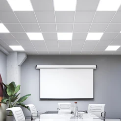 Knauf Ceiling Solutions Dalle De Plafond Minérale - Thermatex Alpha HD 30 - Blanc - 600 MM X 600 MM - ép. 30 MM