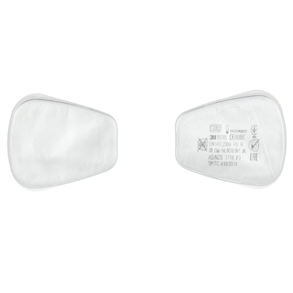 Filtres Particules Trapézoïdales Série 5000 3M Masque 1 Paire 3 Filtres Particules Trapézoïdales Série 5000 3M Masque 1 Paire