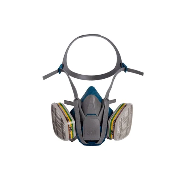 Demi-masque Réutilisable 3M 6502QL Taille M Avec 2 Cartouches A2P3 6 Demi-masque Réutilisable 3M 6502QL Taille M Avec 2 Cartouches A2P3 – Image 4