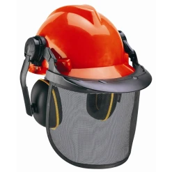 EuroProtection - Coverguard Casque De Protection Forestier Complet - Coquilles Antibruit, Visière Amovible Euro-Protection