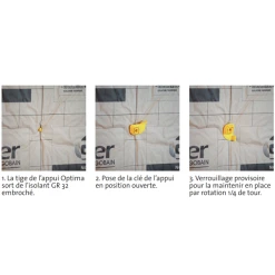 Isover Appui Optima 2 - 120 Mm - Boîte De 50 PCE -Magasin Lemaitre Sécurité appui3