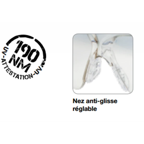 Bollé Lunette De Protection Axis Anti Rayures Anti Buée Incolore Bollé AXPSI 3 Bollé Lunette De Protection Axis Anti Rayures Anti Buée Incolore Bollé AXPSI
