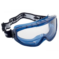 Bollé Lunette Masque Blast Aéré Anti Buée Et Anti Rayure : BLAPSI Bollé 14708 -Magasin Lemaitre Sécurité bleu
