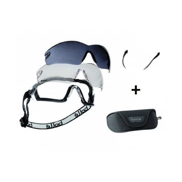 Bollé Lunettes Cobra Kit Mousse Oculaire Et ESP Avec étui : Bollé KITCOBRA 3 Bollé Lunettes Cobra Kit Mousse Oculaire Et ESP Avec étui : Bollé KITCOBRA