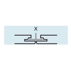 Rockfon Dalle De Plafond Acoustique Color-all à Bords X - Charcoal - 600 MM X 600 MM - ép.22 MM -Magasin Lemaitre Sécurité bord x