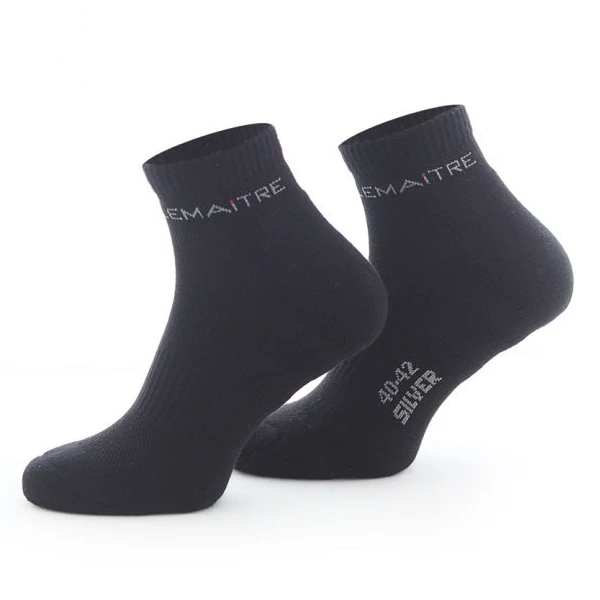 Chaussette Socquette Noire Souple En Coton Lemaitre Taille 35-37 3 Chaussette Socquette Noire Souple En Coton Lemaitre Taille 35-37