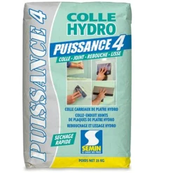 Semin Colle Enduit Hydro PUISSANCE 4 Spéciale Salle De Bain