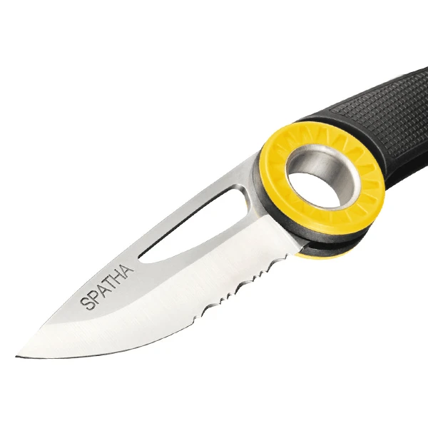 Couteau Mousquetonnable Escalade Alpinisme Spatha Petzl Noir 4 Couteau Mousquetonnable Escalade Alpinisme Spatha Petzl Noir – Image 2