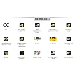 Chaussure Sécurité Glove II Low S3 Gris 35 Diadora Utility 170235/75063/35 -Magasin Lemaitre Sécurité diadora 170235 75063 6