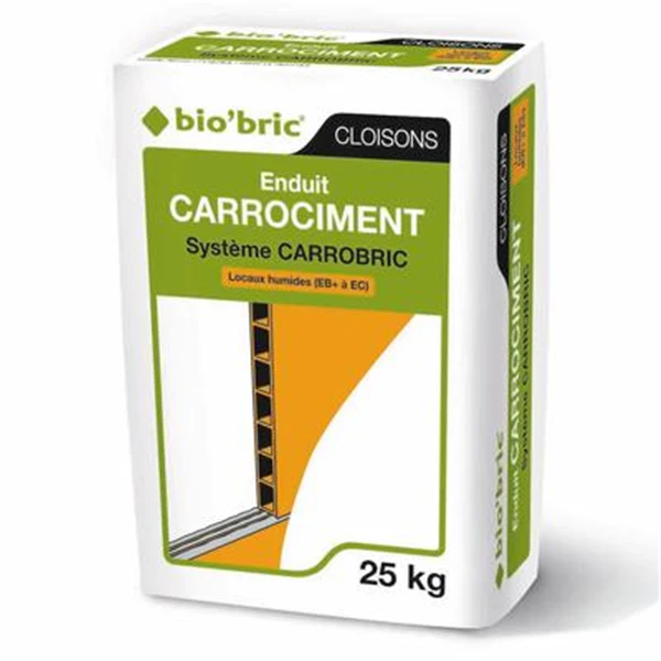 Biobric Bio'bric Enduit CARROCIMENT - Sac De 25 Kg 3 Biobric Bio'bric Enduit CARROCIMENT - Sac De 25 Kg