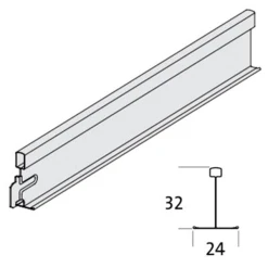 Plafométal Entretoise HOOK-ON T24