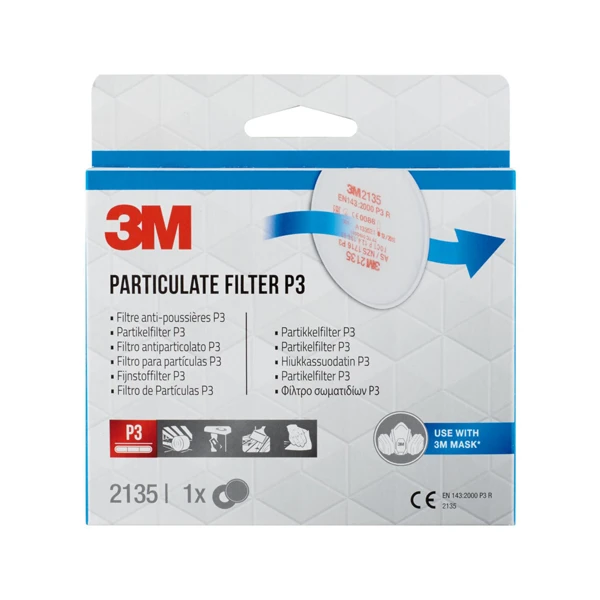 Filtre Antipoussière Particules Solides Liquides P3R 3M Baïonnette X 2 5 Filtre Antipoussière Particules Solides Liquides P3R 3M Baïonnette X 2 – Image 3