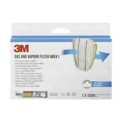 Filtre Gaz Et Vapeurs 3M 6059 ABEK1 Pour Série 6000 Et 7000 - Lot De 2