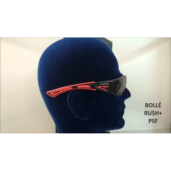 Bollé Lunette De Sécurité RUSH+ Bollé Fumée Platinum Rouge Noir RUSHPPSF 6 Bollé Lunette De Sécurité RUSH+ Bollé Fumée Platinum Rouge Noir RUSHPPSF – Image 4