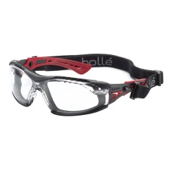 Bollé Lunette De Sécurité RUSH+ Incolore Traitement Platinum Tresse Intégrées Rouge Noir Bollé RUSHPFSPSI -Magasin Lemaitre Sécurité imageproduct367276 2