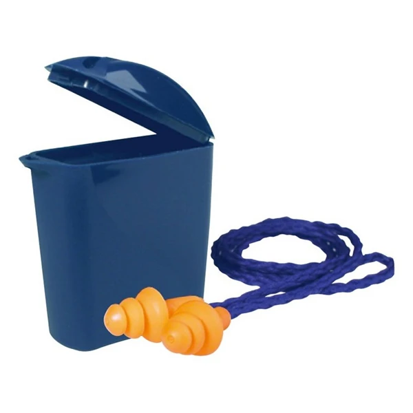 50 Paires De Bouchons D'oreilles Réutilisable Avec Cordon : 3M K1271 3 50 Paires De Bouchons D'oreilles Réutilisable Avec Cordon : 3M K1271