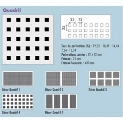 Dalle De Plafond KNAUF DELTA 4 8 Dalle De Plafond KNAUF DELTA 4 -Magasin Lemaitre Sécurité knaufdelta4quadril 793345 1