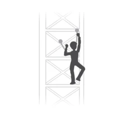 Longe Double Petzl 150 Cm Absorbeur énergie Connecteurs MGO Absorbica -Magasin Lemaitre Sécurité longe double avec absorbeur d energie pour progression sur structure verticale petzl dessin