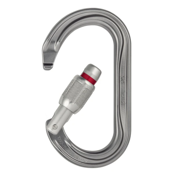 Mousqueton Ovale Petzl "OK Screw Lock" Verrouillage Par Vis Aluminium 4 Mousqueton Ovale Petzl "OK Screw Lock" Verrouillage Par Vis Aluminium – Image 2