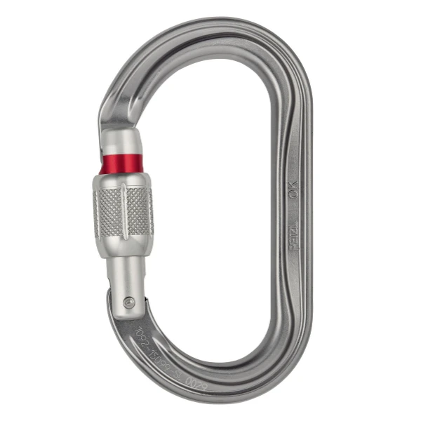 Mousqueton Ovale Petzl "OK Screw Lock" Verrouillage Par Vis Aluminium 5 Mousqueton Ovale Petzl "OK Screw Lock" Verrouillage Par Vis Aluminium – Image 3