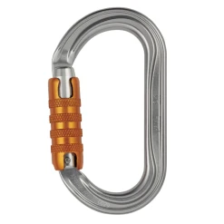 Mousqueton Ovale Petzl "OK Triact Lock" Verrouillage Vis Aluminium