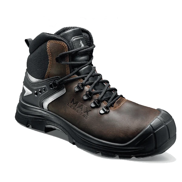 Chaussure De Sécurité MAX UK 2.0 Lemaitre Cuir Haute Marron S3 – T 42 3 Chaussure De Sécurité MAX UK 2.0 Lemaitre Cuir Haute Marron S3 – T 42