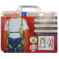 Levac Kit Harnais Antichute Sistema 1 Harnais 1 Absorbeur D'énergie Longueur 2 Mètres 2 Mousquetons