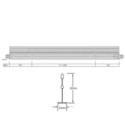 Knauf Ceiling Solutions Porteur SIXTY 2 T24