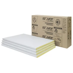 Isover Panneau Laine De Verre Pour Sous-toitures Industrielles - Shedisol Perle - 1,50 M X 1,00 M - ép.50 MM