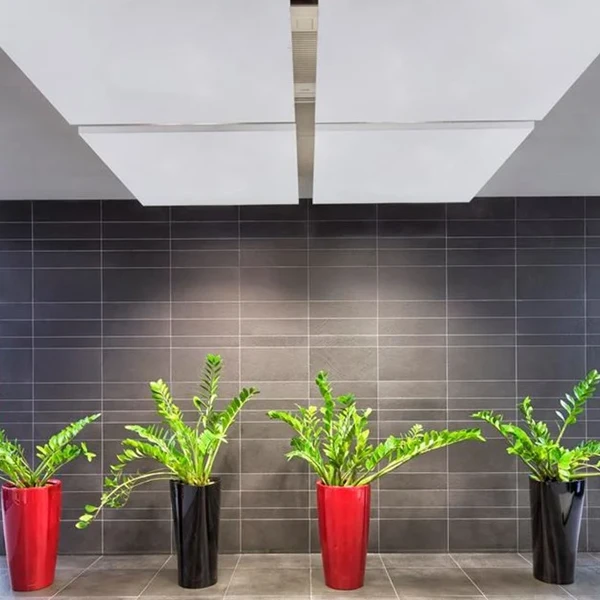 Îlot Flottant Acoustique Ecophon Solo Square - Blanc - 1200 MM X 1200 MM - ép. 40 MM 4 Îlot Flottant Acoustique Ecophon Solo Square - Blanc - 1200 MM X 1200 MM - ép. 40 MM – Image 2